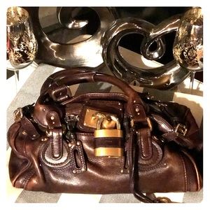 Chloe Paddington shoulder bag w/matching wallet.